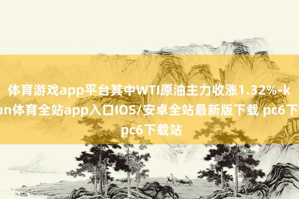 体育游戏app平台其中WTI原油主力收涨1.32%-kaiyun体育全站app入口IOS/安卓全站最新版下载 pc6下载站